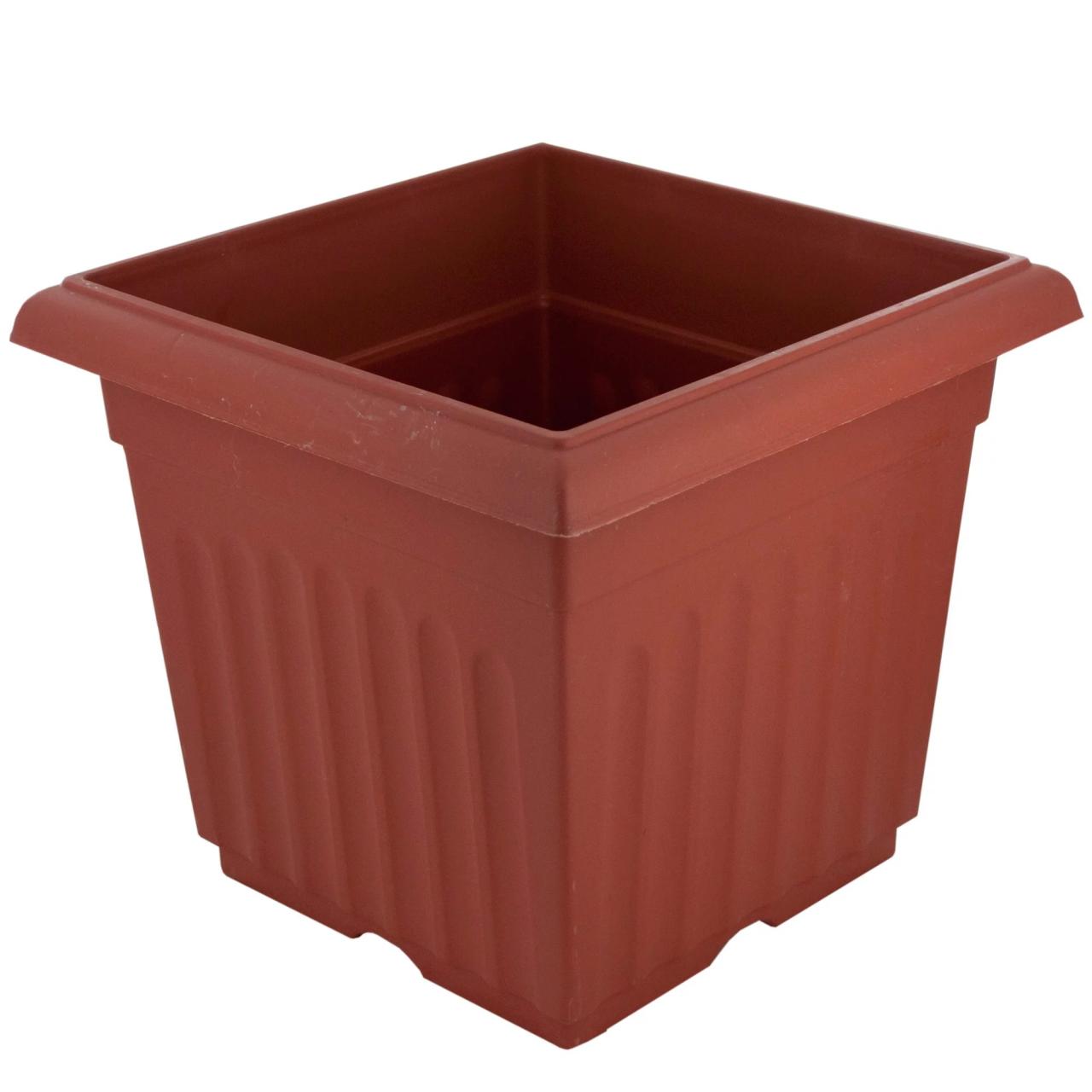 New 613656 Terracotta Style Square Flower Pot (31Pack) Outdoor Cheap