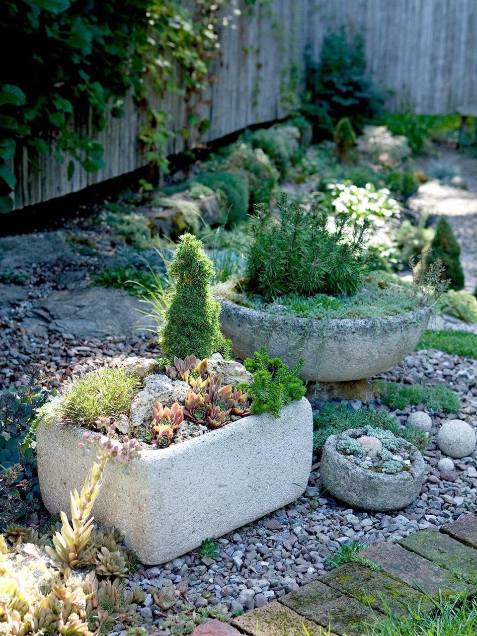 How To Make A Versatile Hypertufa Trough Concrete garden, Cement