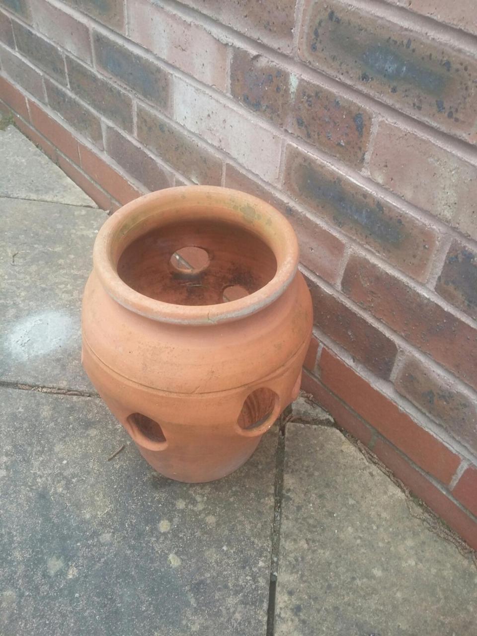 Terracotta herb/strawberry planter. in DY8 Dudley for £15.00 for sale