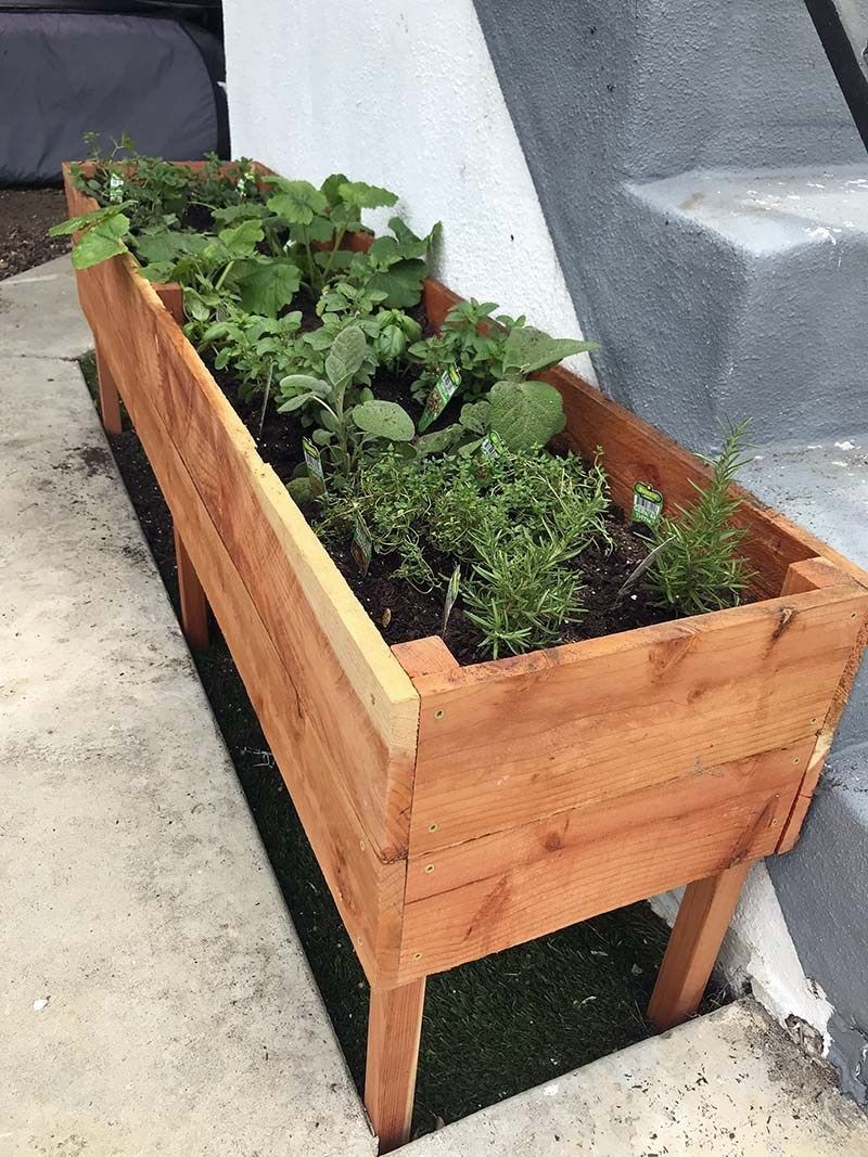 How to Build a Raised Planter Box Garden Box DIY Diy planters