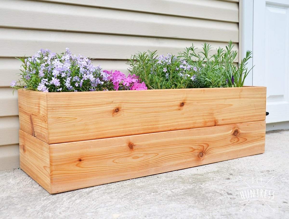 14 DIY Planter Box Plans for Free